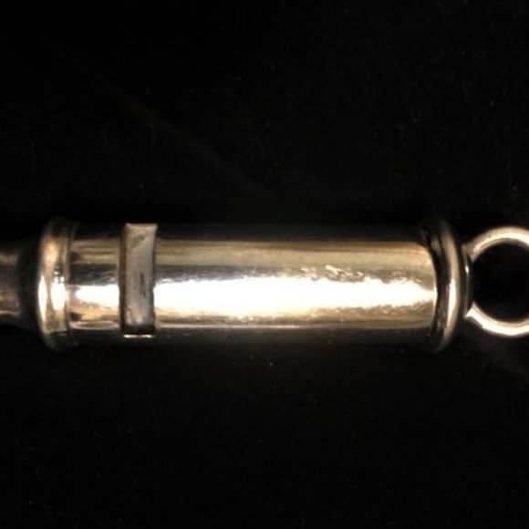 Vintage Cylindrical Metal Whistle - Picture 5 of 6